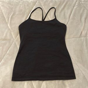 Lululemon Y-back tank with built in bra